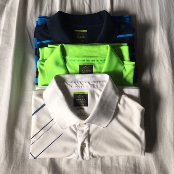 greg norman slim fit polo
